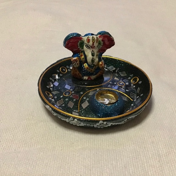 Ganesh Buddhist hippie gypsy boho incense holder - Picture 2 of 8